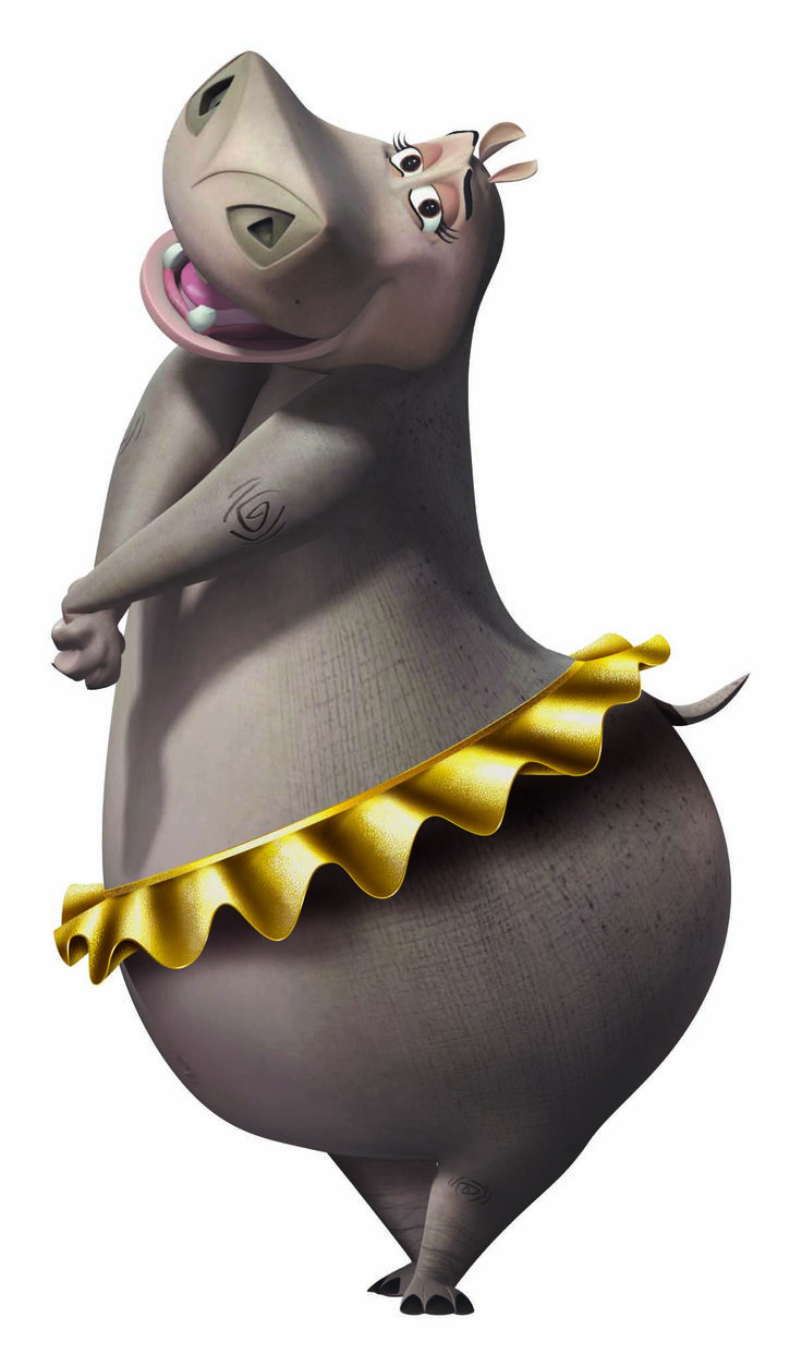 Gloria personnage populaire d'animation