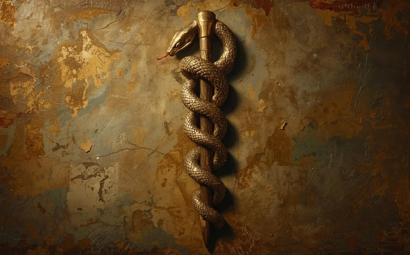 Le bâton d'Asclépios