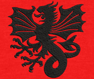 Blason avec dragon