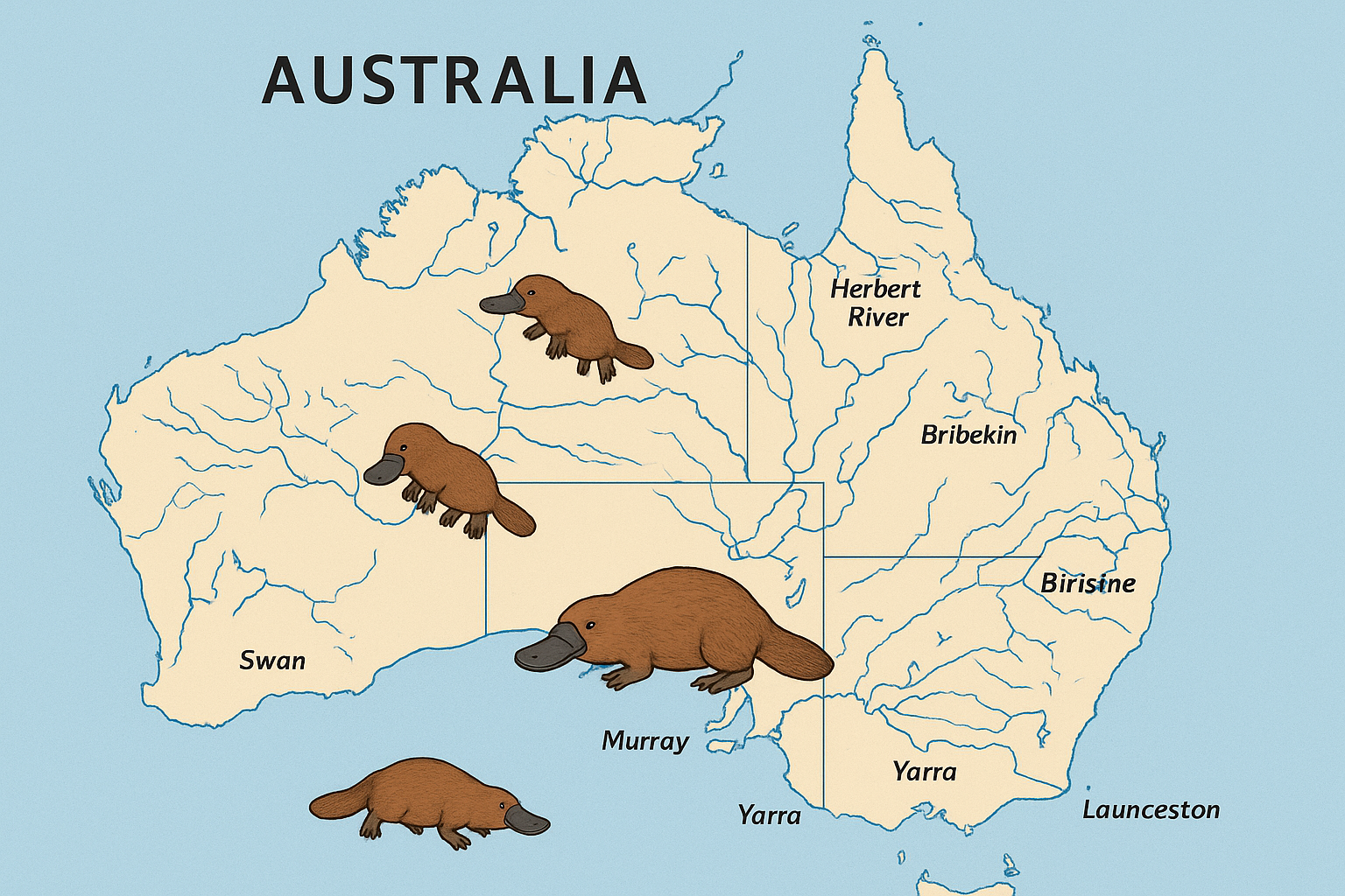Carte Australie